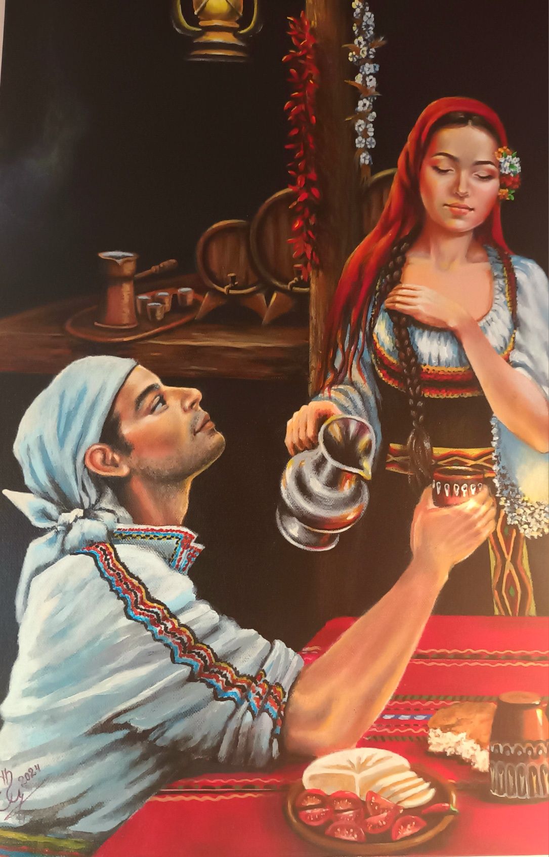 Картина "Девойко, мари хубава"