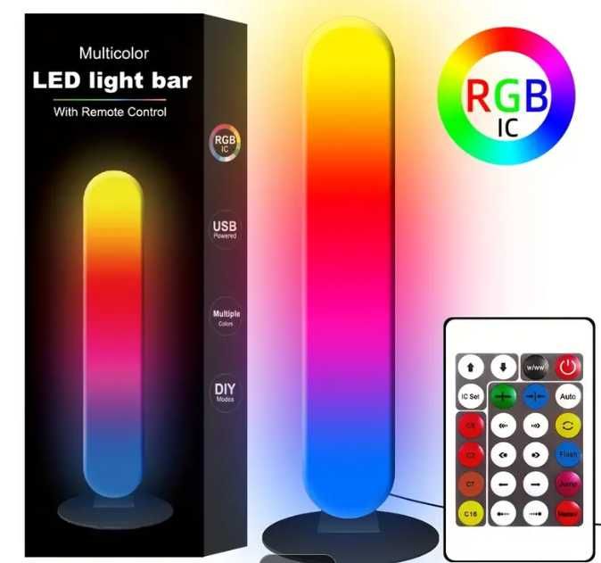 Lampa led RGB cu usb si bluetooth