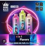 Premiera! Bang Blaze 60000 Puffs 4 Arome in 1 Reîncărcabil