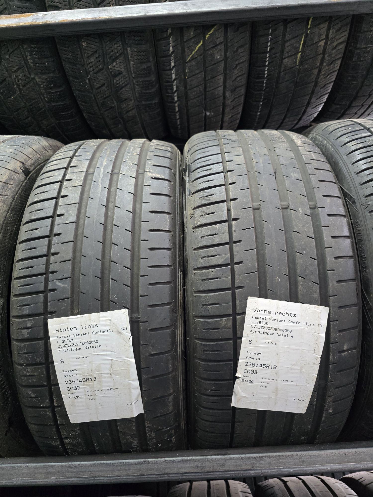 4x 235/45/18 VARA FALKEN 2021 Stare impecabila