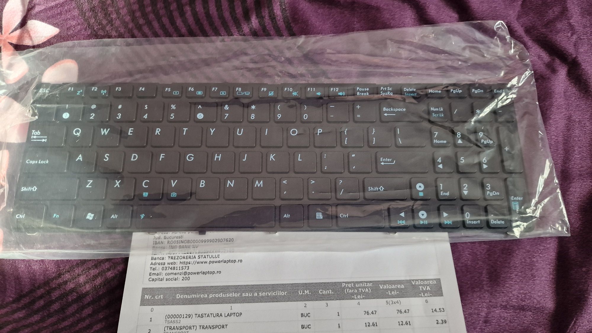 Tastatura laptop asus