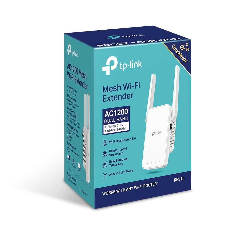 Расширитель диапазона Wi-Fi OneMesh TP-Link RE315/AC1200