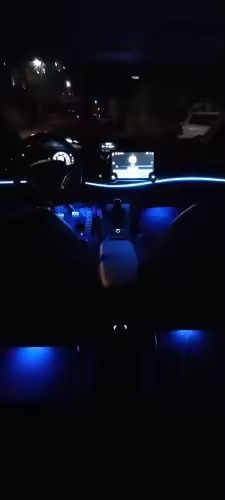 Led-uri auto interior RGB cu telecomanda si aplicatie
