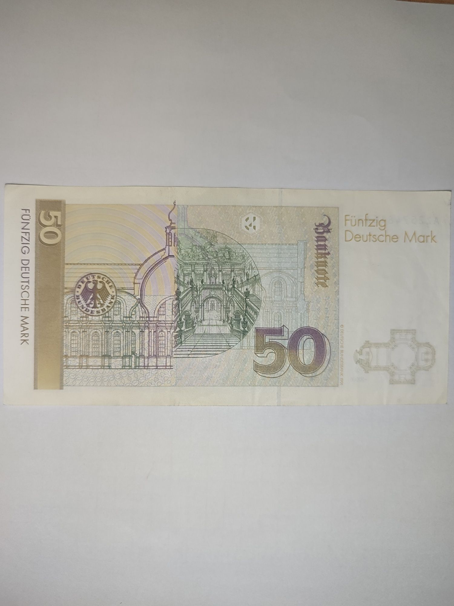 50 Немецких марок(1 банкнота) 1993 года P-40CZ