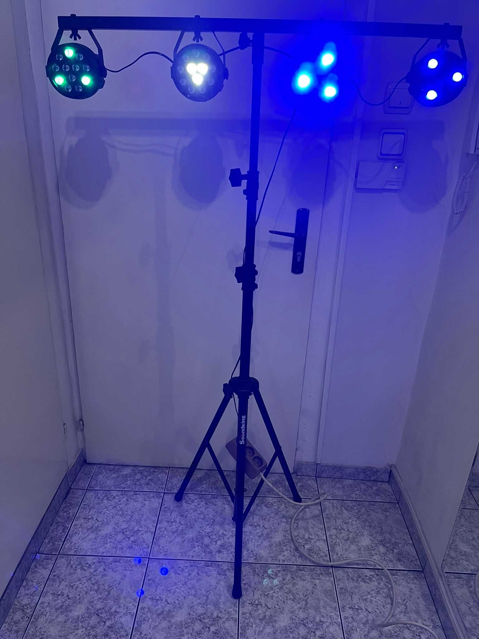 Продавам стойка, LED PAR осветление и USB to DMX 512 Interface
