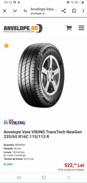 Anvelope vicking 235 65 r16c