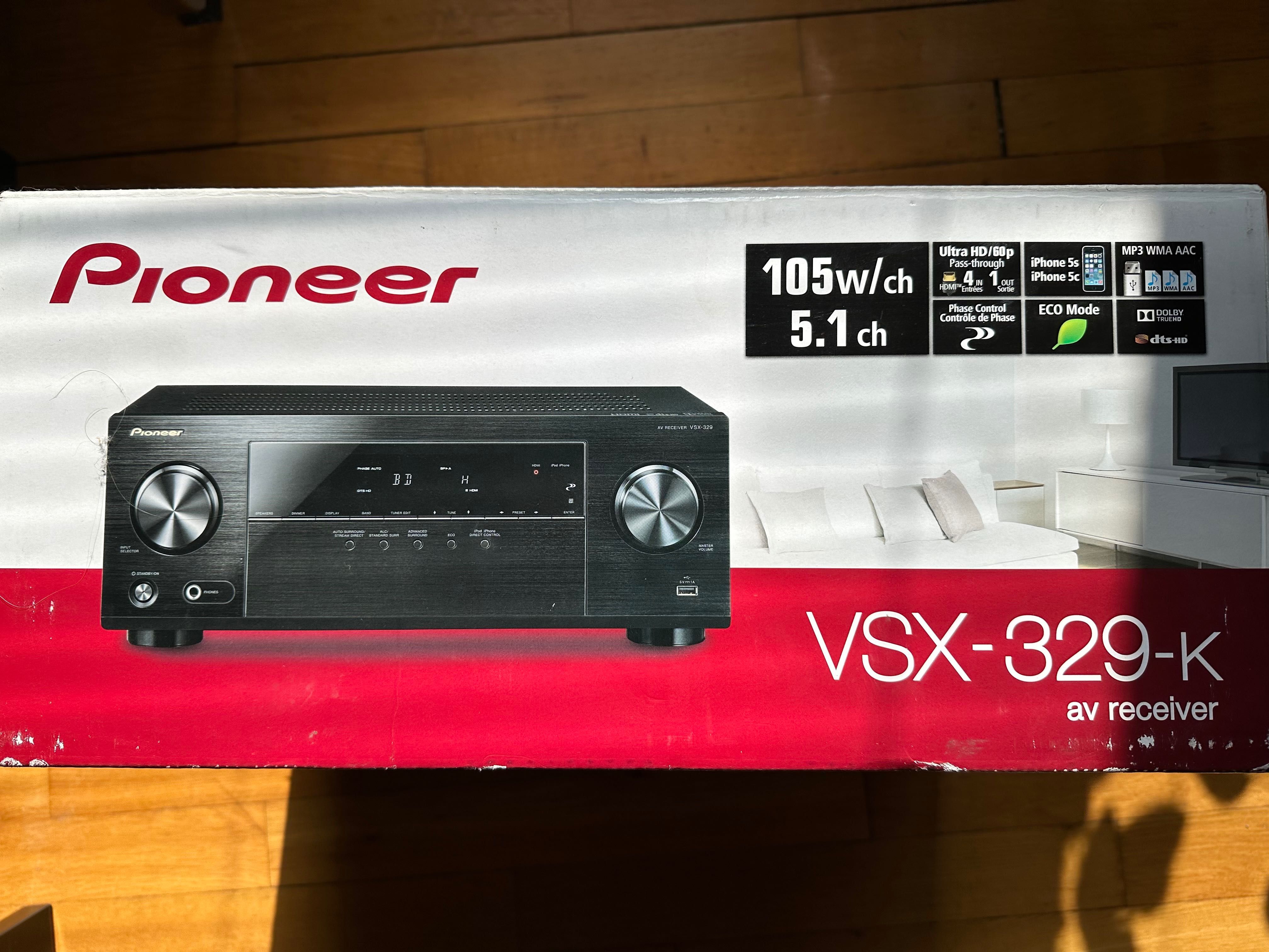 Pioneer VSX-329-K receiver