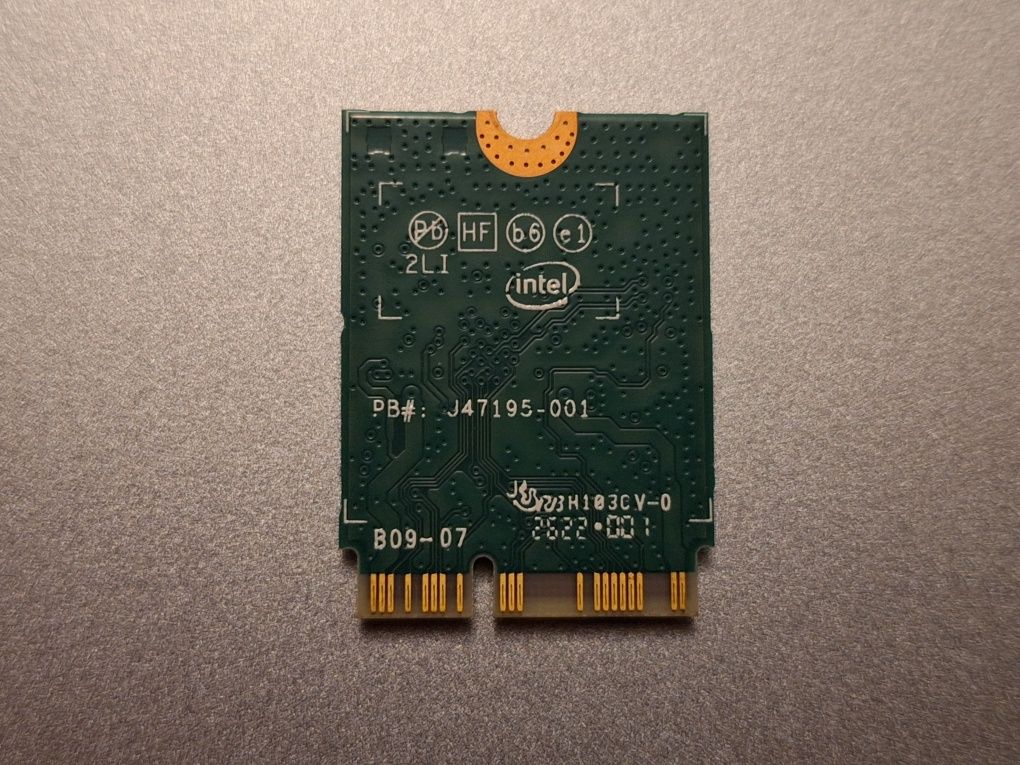 Placă de rețea wireless Intel AC 9560