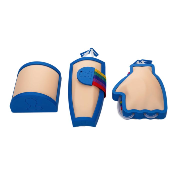 TRIO Manșetă + Mânuță + Pad Combo - Kit practică injecții