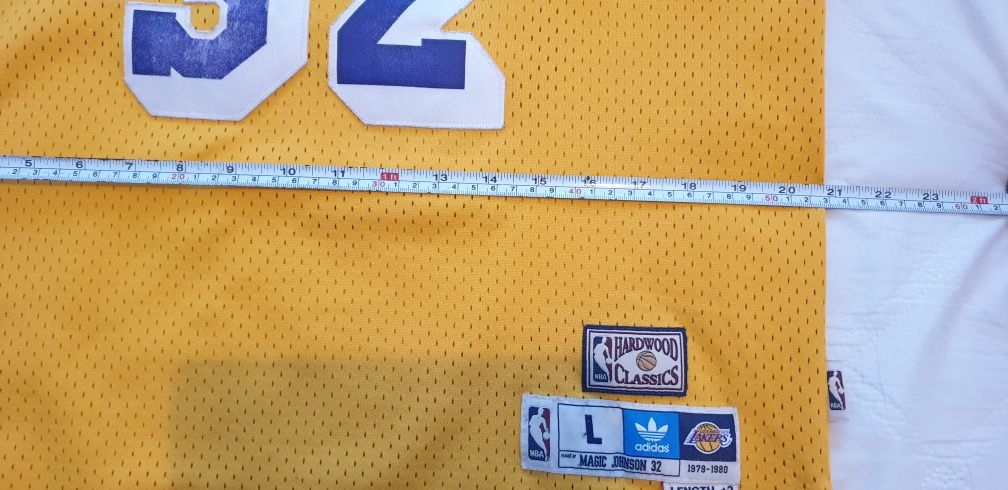 Maieu NBA Adidas Hardwood Classics Magic Johnson Los Angeles Lakers