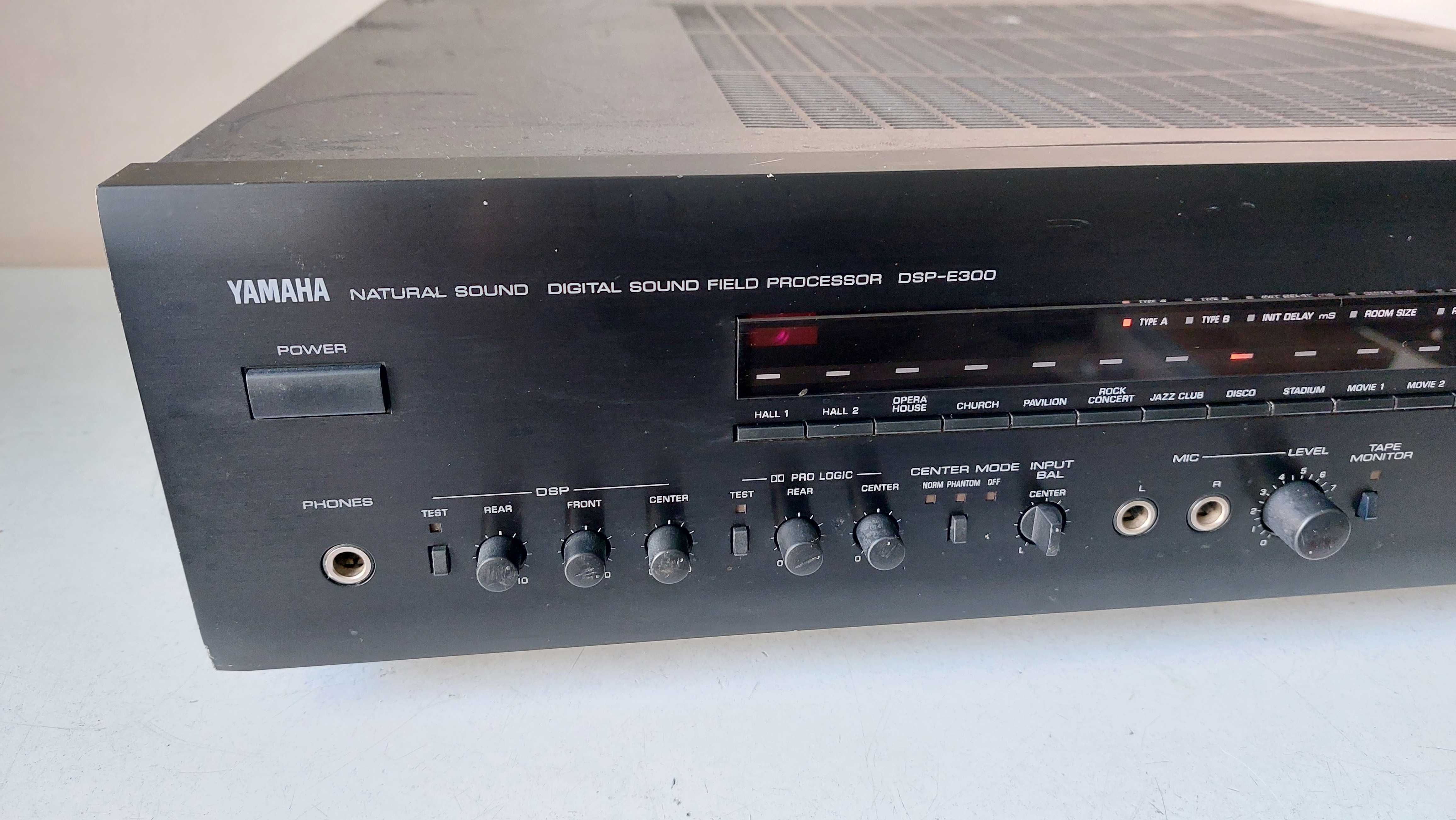 Yamaha DSP E300 natural sound field procesor muzica sunet muzica filme