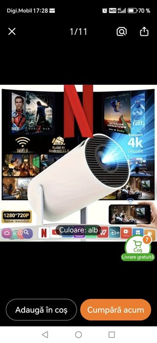 Video proiector MY300 android