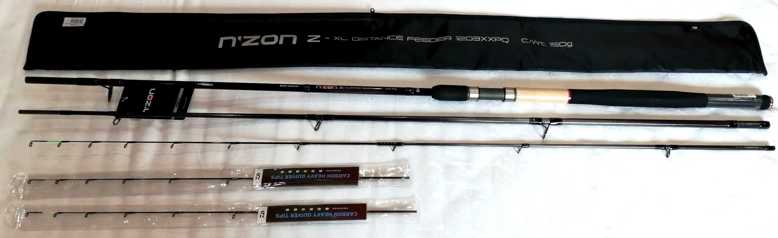 Lanseta pescuit la feeder Daiwa N'Zon Z XL Distance Feeder 3.66m/150g