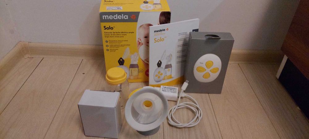 MEDELA SOLO помпа за кърма +2 бр. Фуния " S " размер