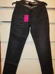 Blugi/jeans cu bijuterii si strasuri negre TRANSPORT GRATUIT