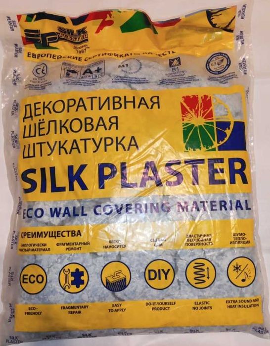 Декоративная штукатурка/жидкие обои Silk Plaster