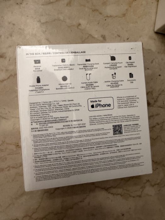 Dji mic mini 1tx 1rx nou sigilat original