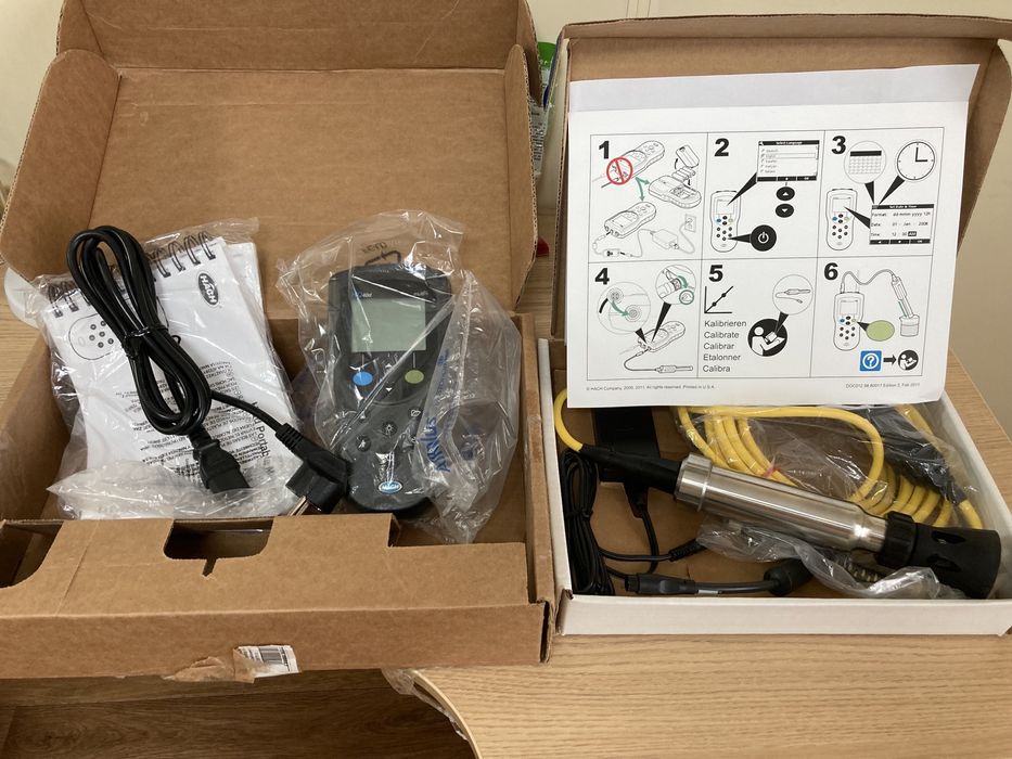 Двухканальный измеритель HQ40d с датчиком растворенного кислорода