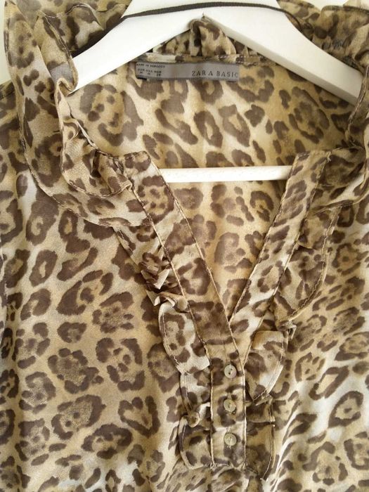 Bluza Zara imprimeu leopard