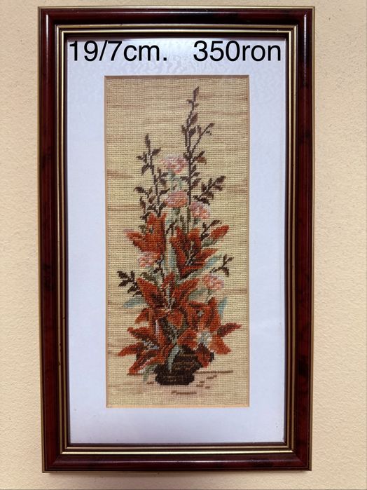 Goblene cusute manual in punct mic