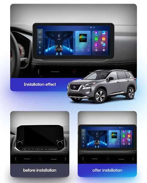 NISSAN X-TRAIL4 T33/ROGUE 3 2020/2024 10" андроид навигация/LOW/, 9780