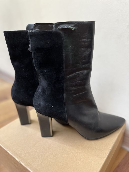 Сапоги италиянкие кожанные