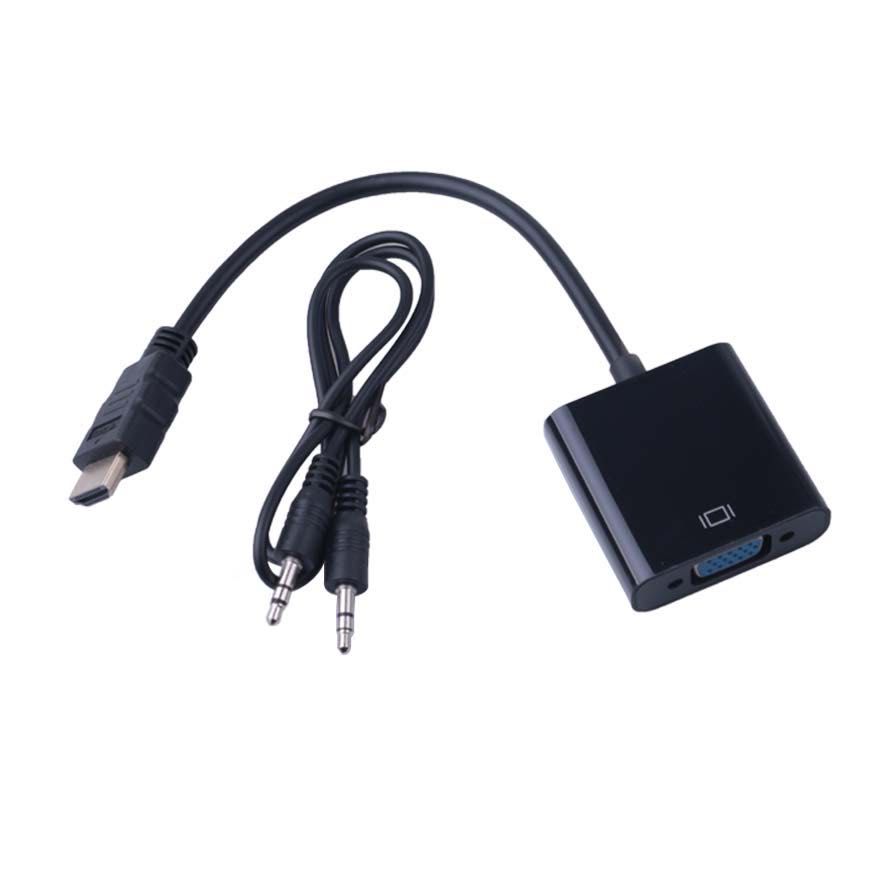 Adaptor, convertor HDMI la VGA + jack 3.5mm audio cod 57