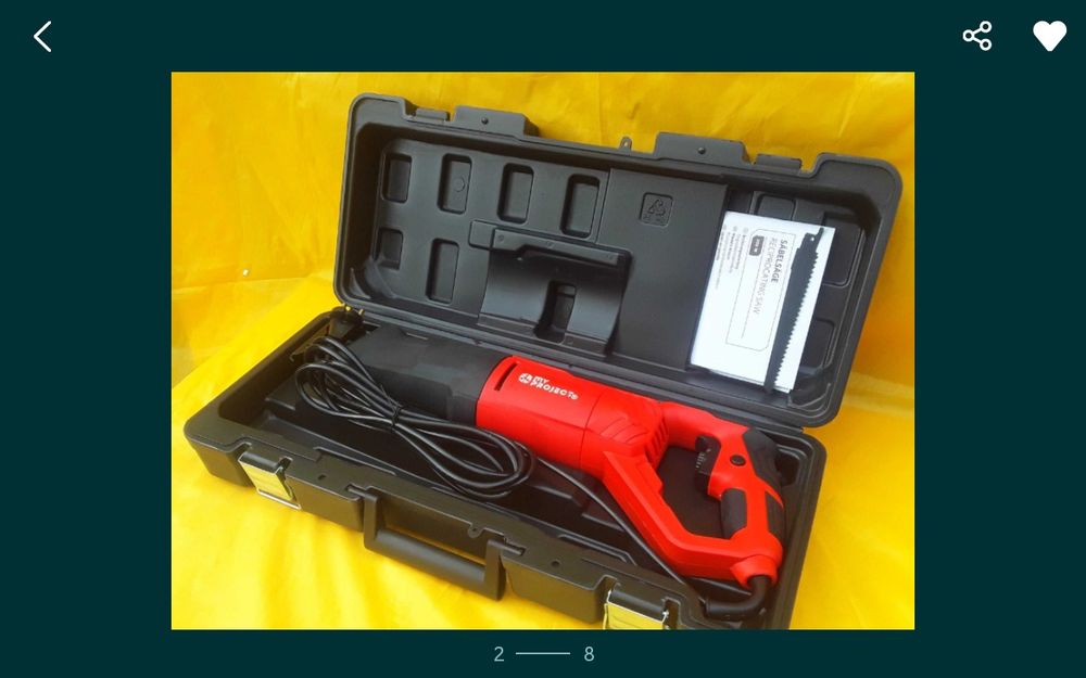 Fierastrau electric tip sabie  si manual boosch.