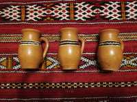 Set 3 cani ceramica veche de Leheceni (Bihor)