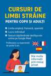 Cursuri de limbi străine pentru copii – Engleză, Franceză, Spaniolă