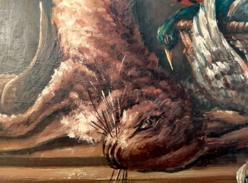 Michelangelo Pace - Natura morta con cacciagione