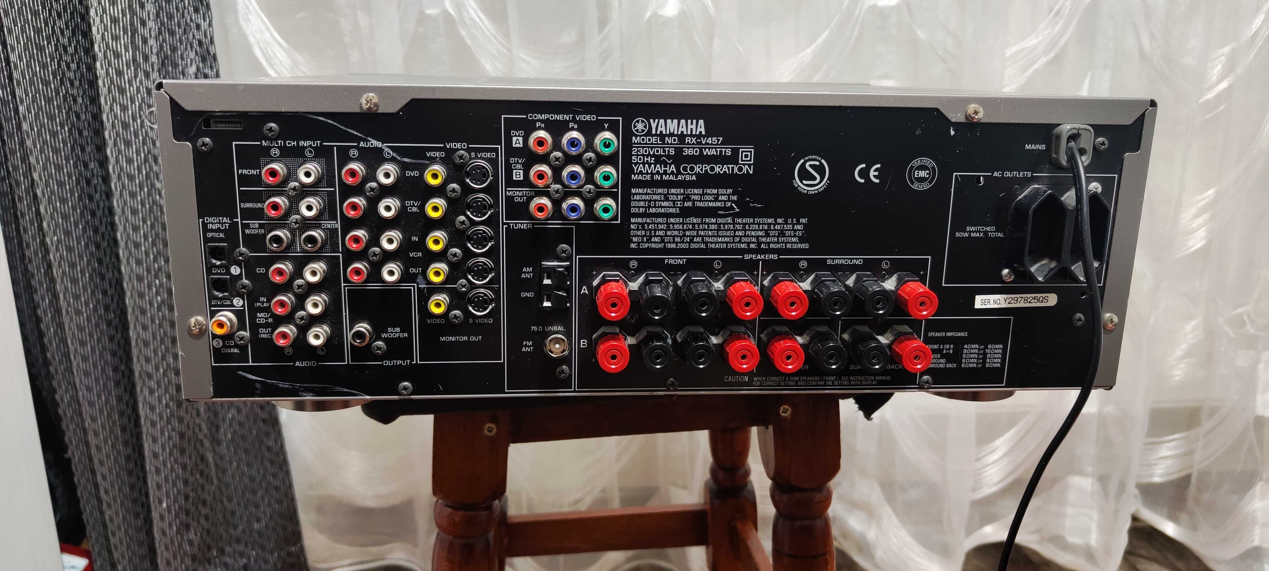 Amplificator Audio Yamaha RX-V457 Statie Audio Amplituner