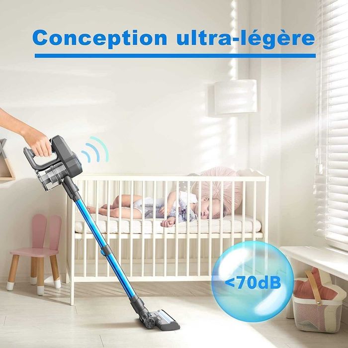 Aspirator vertical Yisora N300 6 in 1, 20Kpa,2200mAh Sigilat !