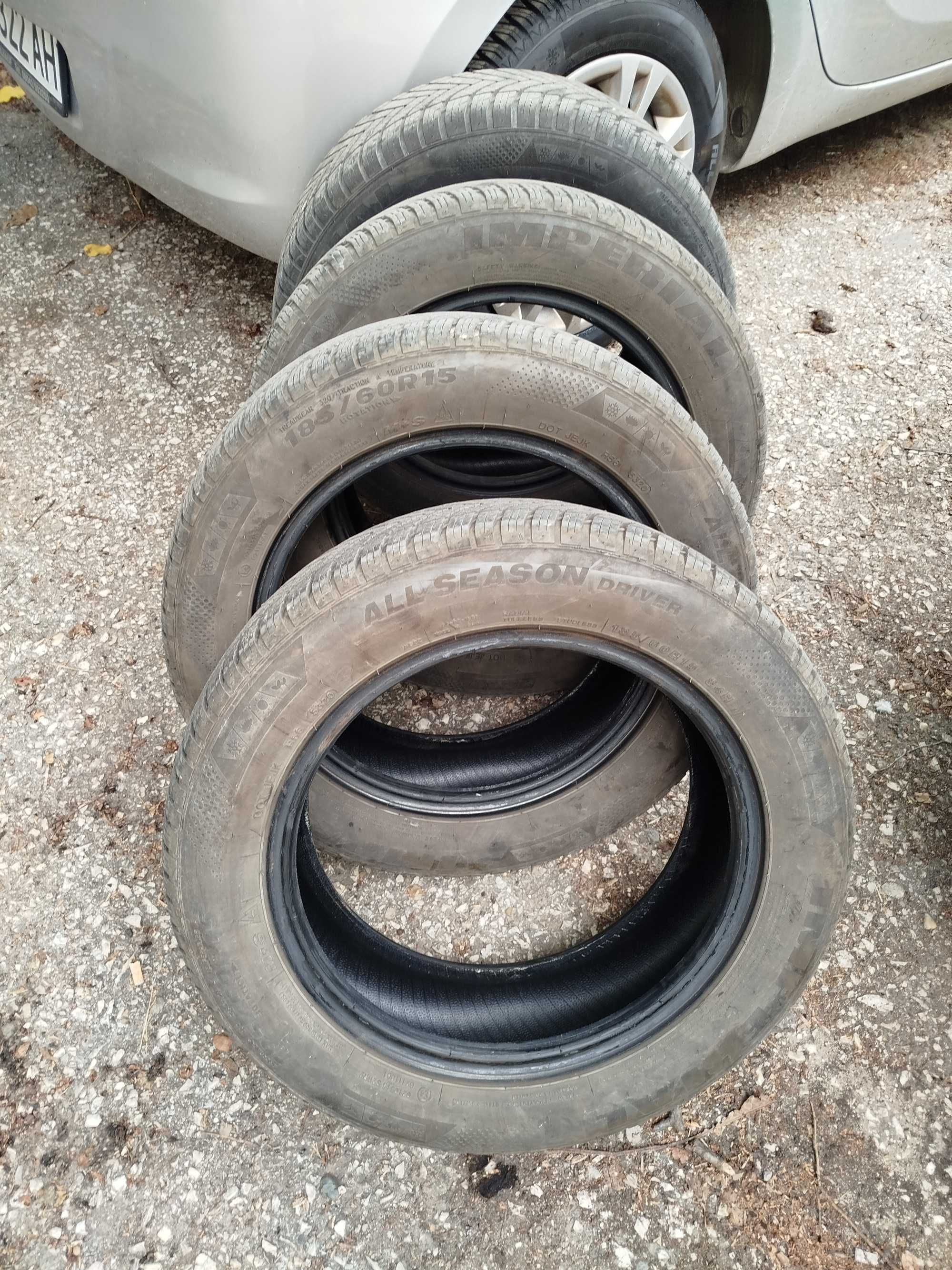 Продавам 4бр. всесезонни гуми 185/60 R15