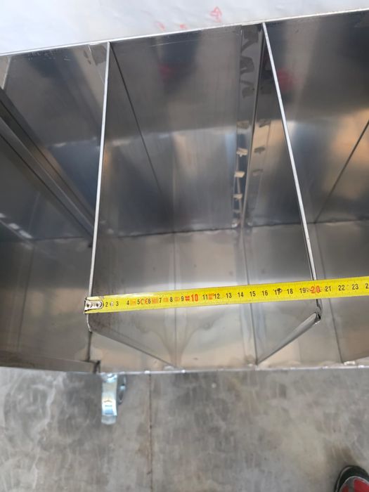 Немска количка за чували от неръждаема стомана