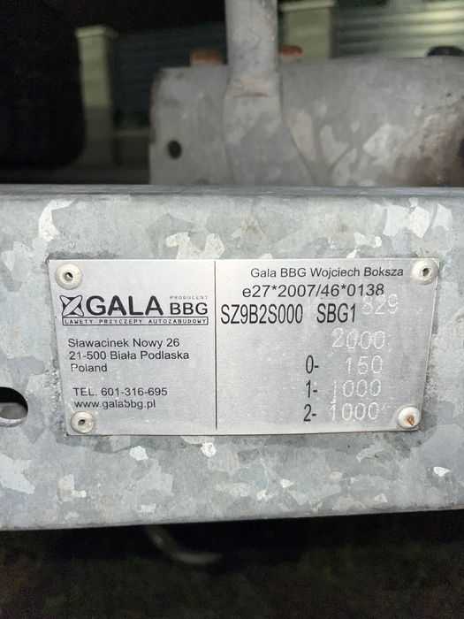 Slep trailer Gala Syriusz