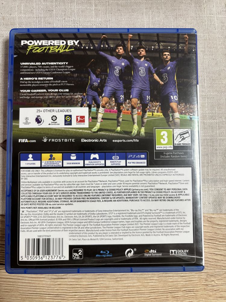 playstation игра FIFA 22