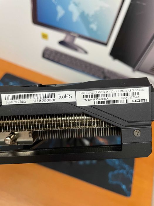 Placa video Sapphire RADEON RX VEGA 56, 8GB GDDR5, 2084-bit, garantie