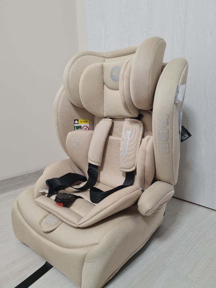 Столче за кола Lorelli с IsoFix, 76-150 cm, Бежаво
