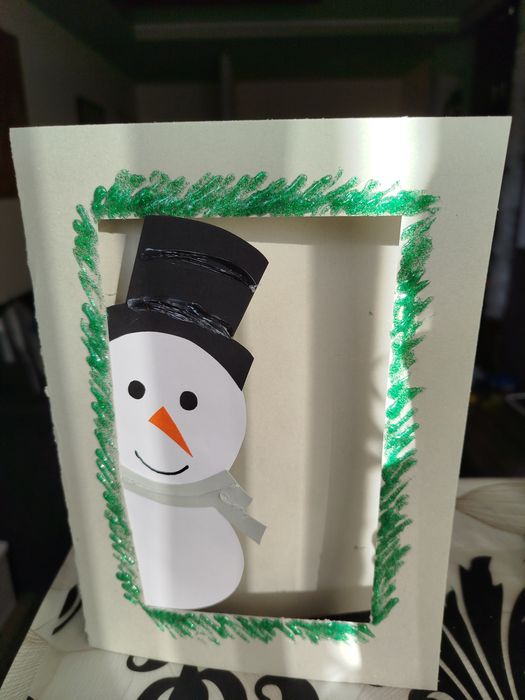 Ръчно изработени Коледни картички