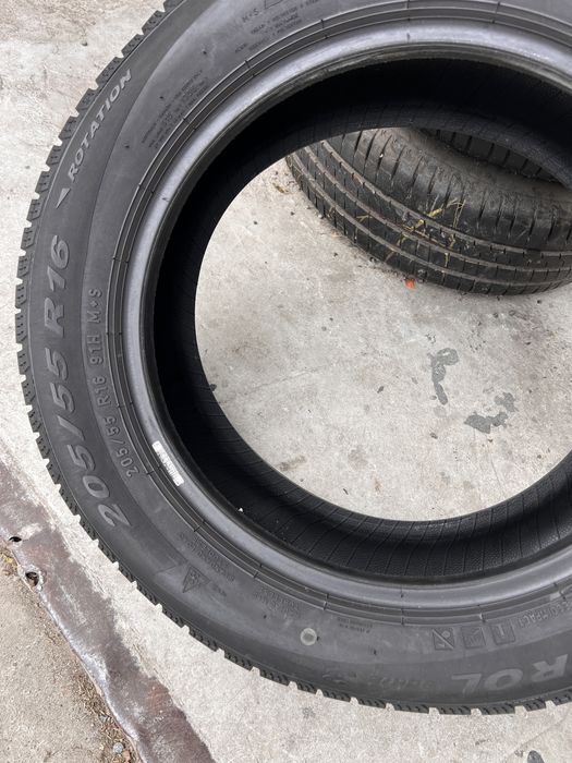 4 anvelope iarna 205/55/16 , Pirelli , 6-6.5 mm