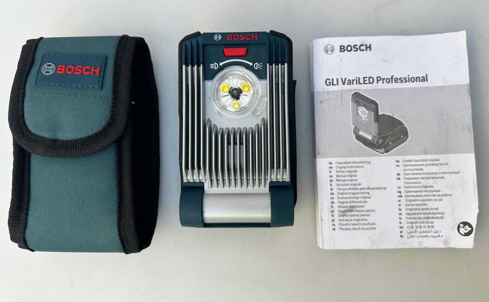 BOSCH Gli VariLED - Акумулаторна лампа 18V като нова!