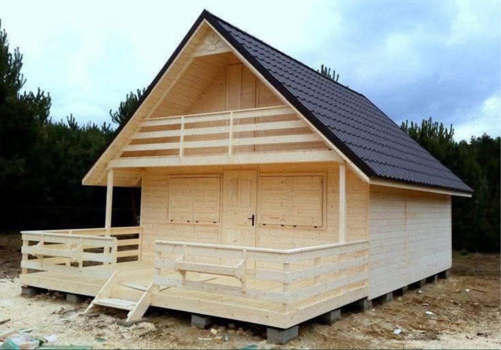 Cabane din lemn tip casa sau Aframe la comanda accept variante auto