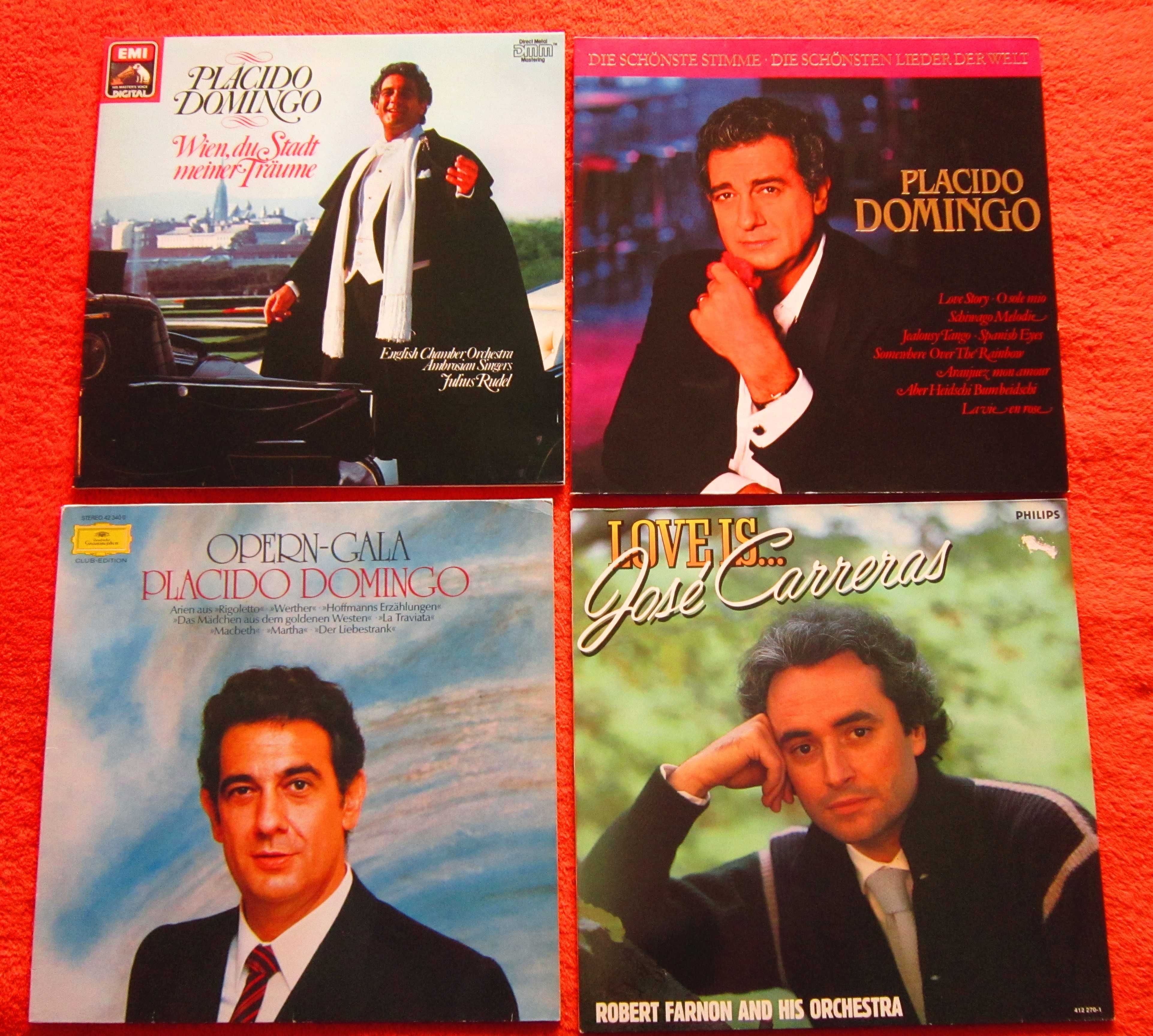 cadou rar Placido Domingo,Jose Carreras-Germania'80 impecabile