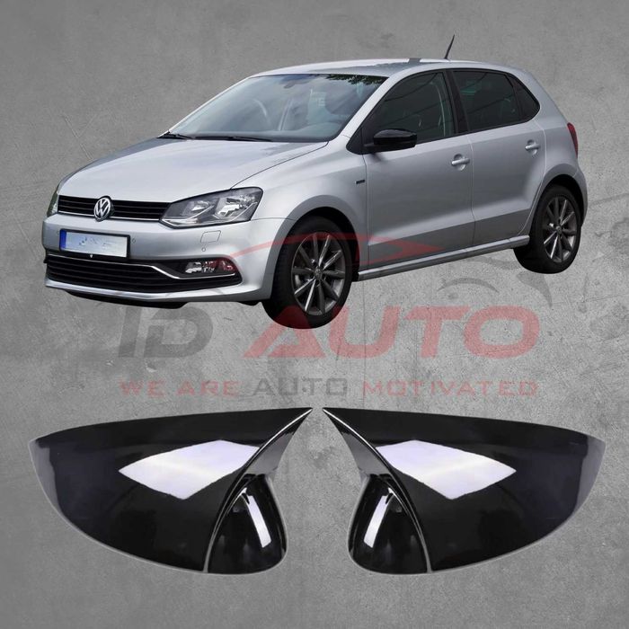 Капаци за огледала Batman на Vw Polo (2014–2018) - черни
