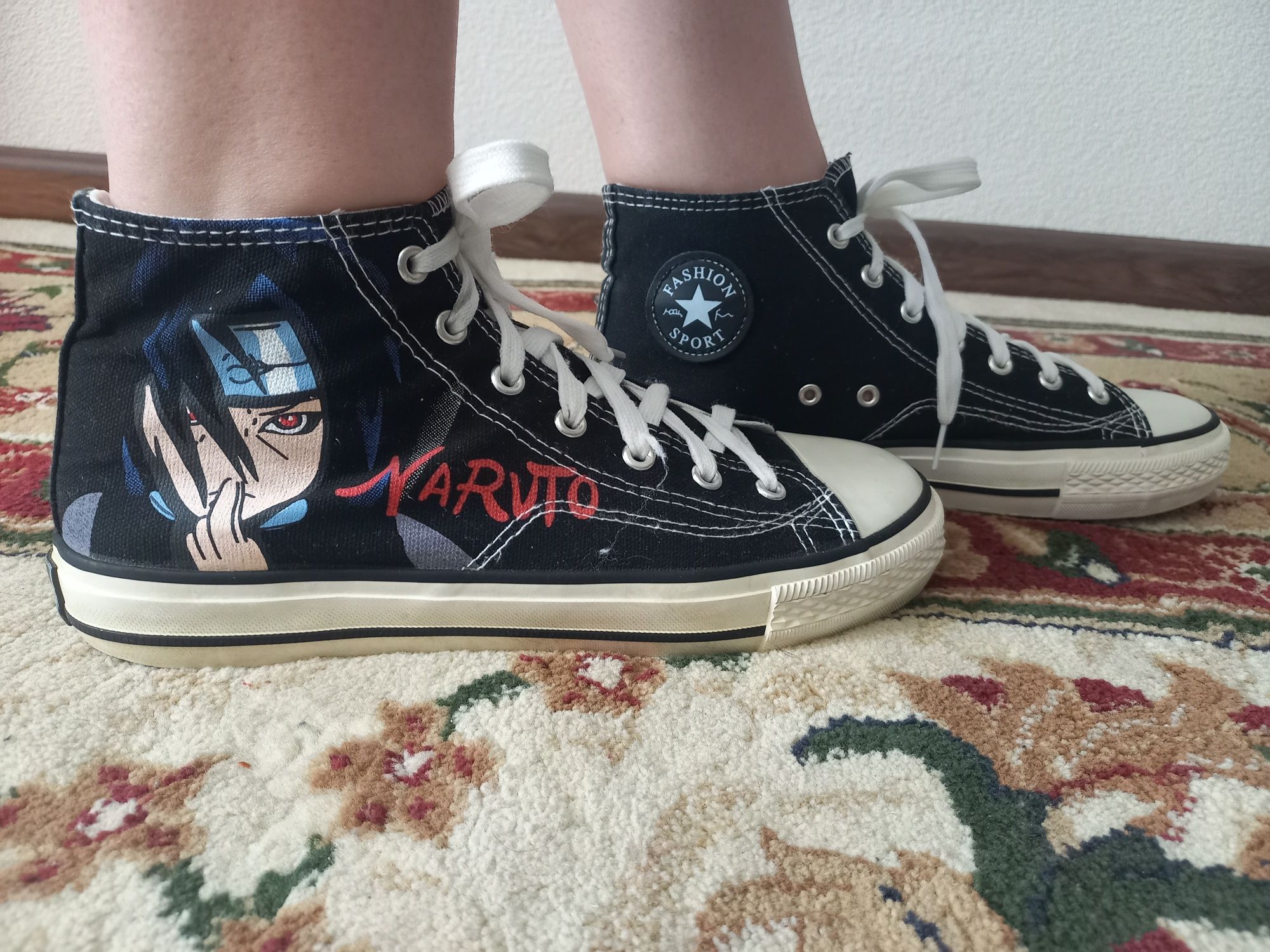 Конверсы Naruto Converse подходят и для девочек и мальчиков