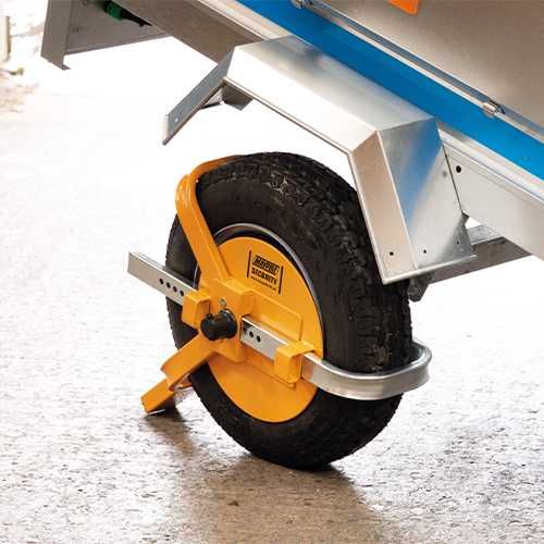 Antifurt blocator clema 8-10 inch roata platforma auto rulota remorca