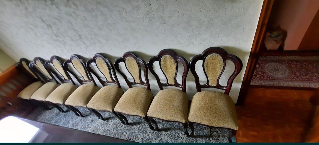 Гостиный СТОЛ со стульями 8 шт. ИТАЛИЯ
