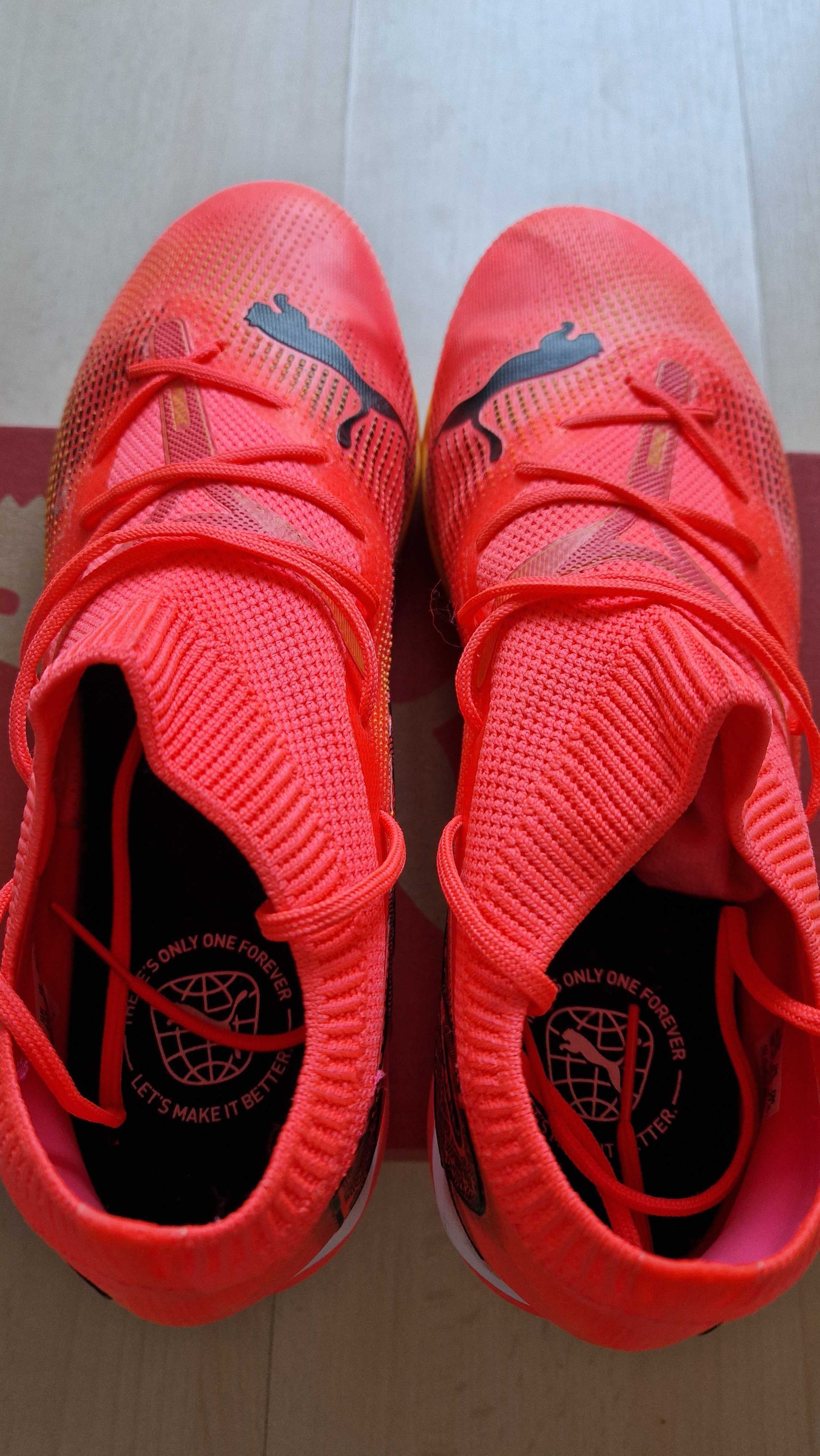 Ghete teren sintetic/natural PUMA FUTURE 7 MATCH TT portocaliu