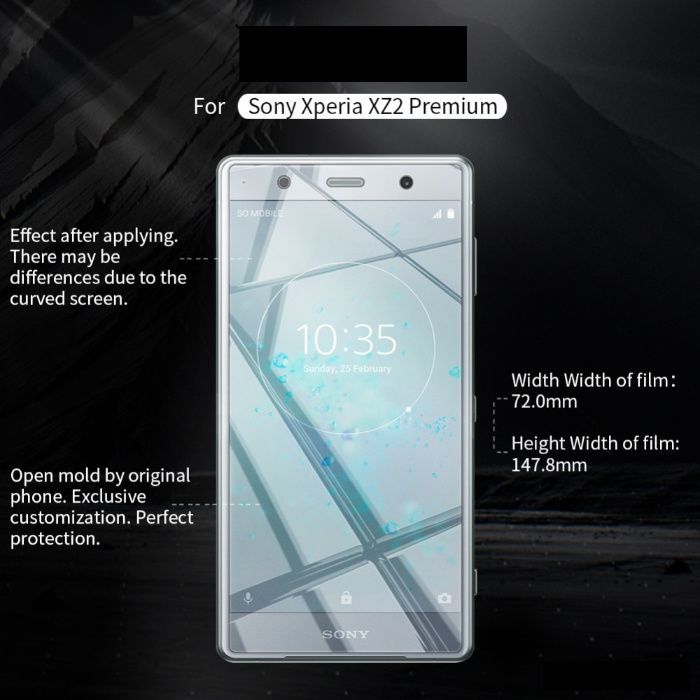Folie Sticla Securizata / Tempered glass pt Sony Xperia XZ2 Premium